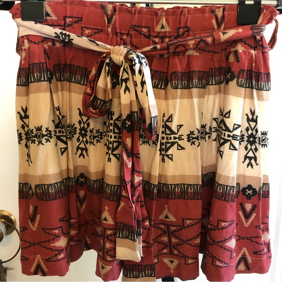 ZARA PRINTED MINI SKIRT - Picture 4 of 6
